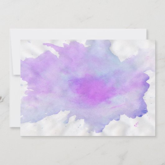 Niedlicher Dschungel der Giraffe Tierwatercolor Dankeskarte (Rückseite)