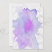 Niedlicher Dschungel des Elefanten Tierwatercolor Dankeskarte (Rückseite)