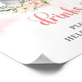 Niedlicher Dschungel-Elefantenrösche und Goldgeträ Poster (Ecke)