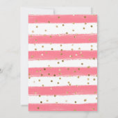 Niedlicher Dschungel mit Wasserfarbe Elephant Baby Einladung (Rückseite)