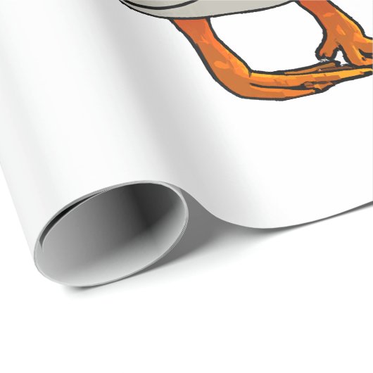 Niedlicher Duck Design Men Waterfowl Bird Pet Ente Geschenkpapier (Rolleneckpunkt)