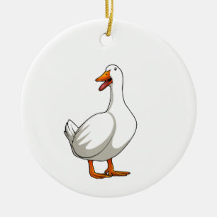 Niedlicher Duck Design Men Waterfowl Bird Pet Ente Keramik Ornament