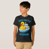 Niedlicher Duck Hunter an Bord des Shirts (Vorne ganz)