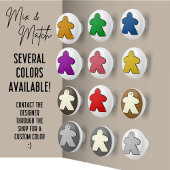 Niedlicher Dunkelbrauner Wildbrettspielraum Keramikknauf