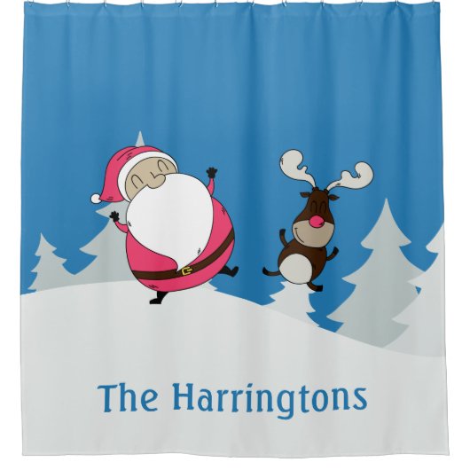 Niedlicher Duschvorhang des individuellen Namens S (Vorderseite)