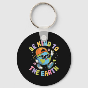 Niedlicher Earth Day 2025 Kinderkind B Schlüsselanhänger
