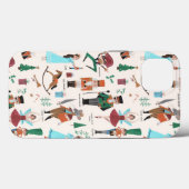 Niedlicher Ecru Nutcracker Ballet Weihnachtsfeiert Case-Mate iPhone Hülle (Rückseite (Horizontal))