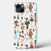 Niedlicher Ecru Nutcracker Ballet Weihnachtsfeiert Case-Mate iPhone Hülle (Rückseite)