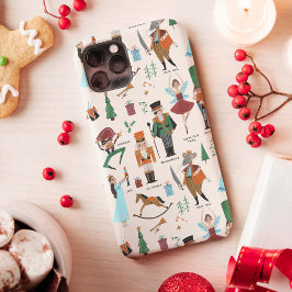 Niedlicher Ecru Nutcracker Ballet Weihnachtsfeiert Case-Mate iPhone Hülle