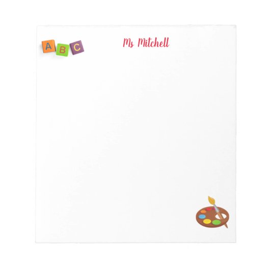 Niedlicher Editor Notizblock (Vorderseite)