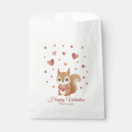Niedlicher Eichhörnchen-Herz-Valentinstag Geschenktütchen