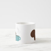 Niedlicher Eichhörnchen-Kaffee Lover | Wild Critte Espressotasse (Vorderseite)