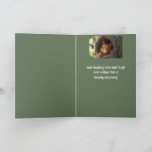 Niedlicher Eichhörnchenfick Feiertagskarte (Innenseite)