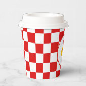 niedlicher Eierspeck Frühstück Party oder Tisch Pappbecher (Rechts)