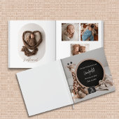 Niedlicher, einfacher neuraler, digitaler Babybuch Gästebuch