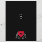 Niedlicher einfacher Valentinstag Flyer (Vorne)