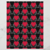 Niedlicher einfacher Valentinstag Flyer (Hinten)