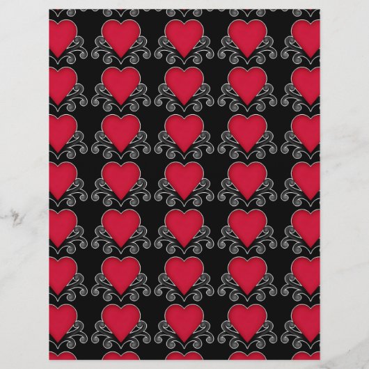 Niedlicher einfacher Valentinstag Flyer (Hinten)