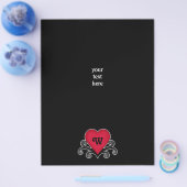 Niedlicher einfacher Valentinstag Flyer (Einzeln)