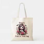 Niedlicher Einhorn-Halloween-Trick oder Treat Tote Tragetasche (Rückseite)