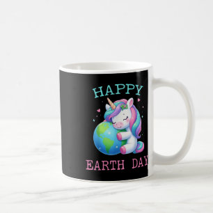 Niedlicher Einhorn Happy Earth Day Groovy Women Me Kaffeetasse