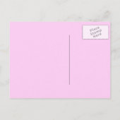 Niedlicher Einhorn-Zaubertag glücklich 1. Geburtst Postkarte (Rückseite)