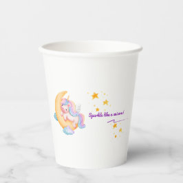 🌈 Niedlicher Einhornpapier-Cup 🌙 ✨ Pappbecher