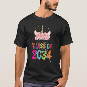 Niedlicher Einhorntag der Schulklasse 2034 Gro T-Shirt