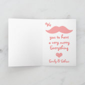 Niedlicher Einhornurlaub Feiertagskarte (Innenseite)