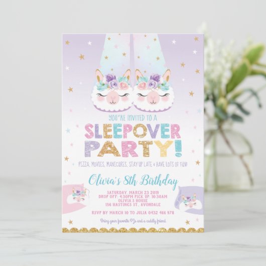 Niedlicher Einladung (Stehend Vorderseite)