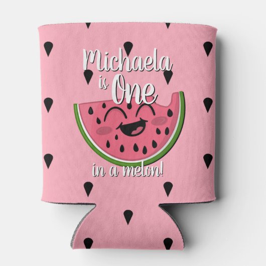 Niedlicher Einstieg in ein Melon Watermelon Girl N Dosenkühler (Rückseite)