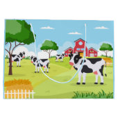 niedlicher Eintrag für landwirtschaftliche Betrieb Große Geschenktüte (Rückseite)