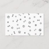 Niedlicher, einzigartiger Cat Pet Sitting Service Visitenkarte (Rückseite)