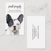 Niedlicher, einzigartiger Wasserfarbenwalzer Visitenkarte (Vorne/Hinten)