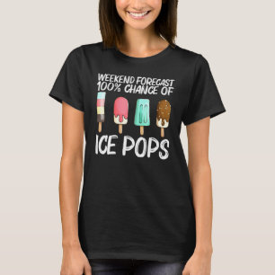 Niedlicher Eis Pop für Männer Eiscreme, gefroren T-Shirt