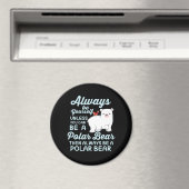 Niedlicher Eisbär - ein Eisbär Magnet (In Situ (Geschirrspüler))