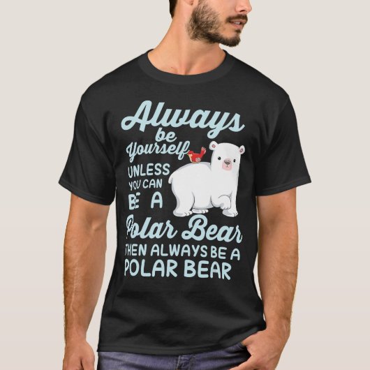Niedlicher Eisbär - ein Eisbär T-Shirt (Vorderseite)