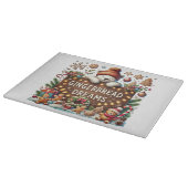 Niedlicher Eisbär Gingerbrot Träume Schneidebrett (Ecke)