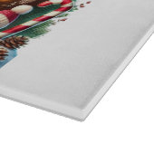 Niedlicher Eisbär Gingerbrot Träume Schneidebrett (Ecke)