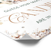 Niedlicher Eisbär im Winter schätzt wie viele Kano Poster (Ecke)