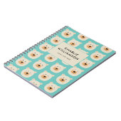 Niedlicher Eisbär personalisiert Notizblock (Linke Seite)