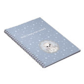 Niedlicher Eisbär Personalisiert Winter Thema Note Notizblock (Rechte Seite)