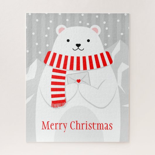 Niedlicher Eisbär Puzzle (Vertikal)