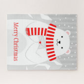Niedlicher Eisbär Puzzle (Horizontal)