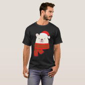 Niedlicher Eisbär Weihnachtsgebäck T-Shirt (Vorne ganz)