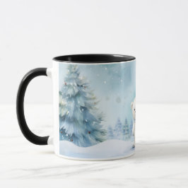 Niedlicher Eisbär Winter Wunderland Tasse