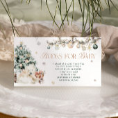 Niedlicher Eisbärenbücher für das Baby Ticket Begleitkarte