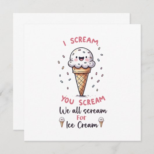 Niedlicher Eiscremepuffer (Vorne/Hinten)