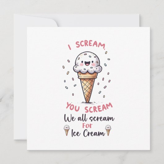 Niedlicher Eiscremepuffer (Vorderseite)