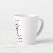 Niedlicher Eiscremepuffer Milchtasse (Rechte Ecke)